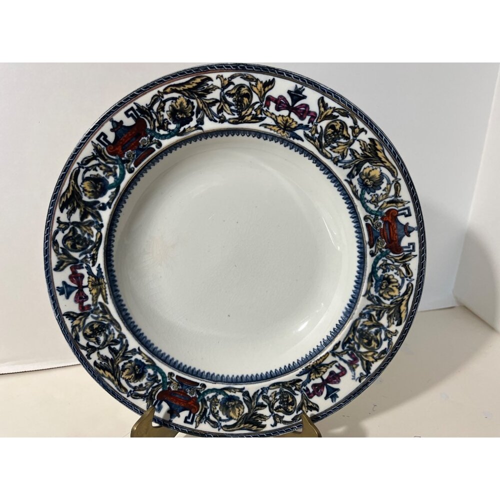 Antique Lord Byron Soup Bowls Hope & Carter Set of 6  1800’s